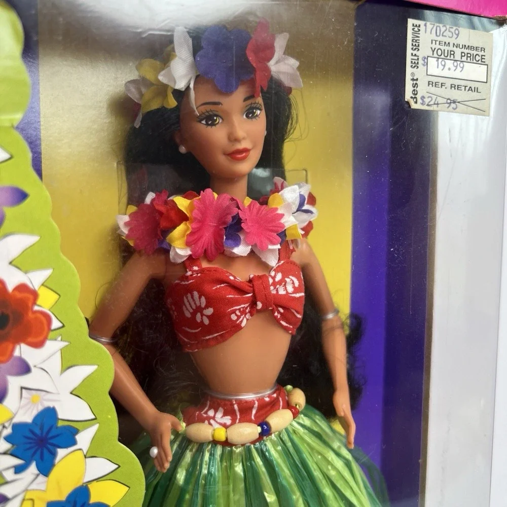 1994 Polynesian Barbie #12700 Dolls of the World Special Edition NIB Vintage